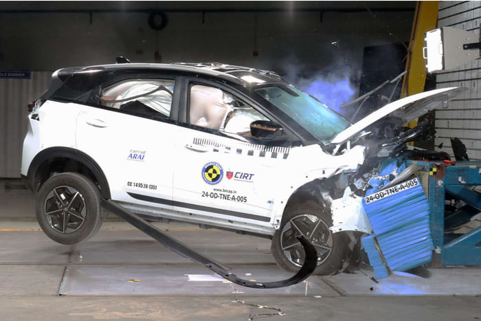 tata nexon ev 45kwh safety rating bncap crash test